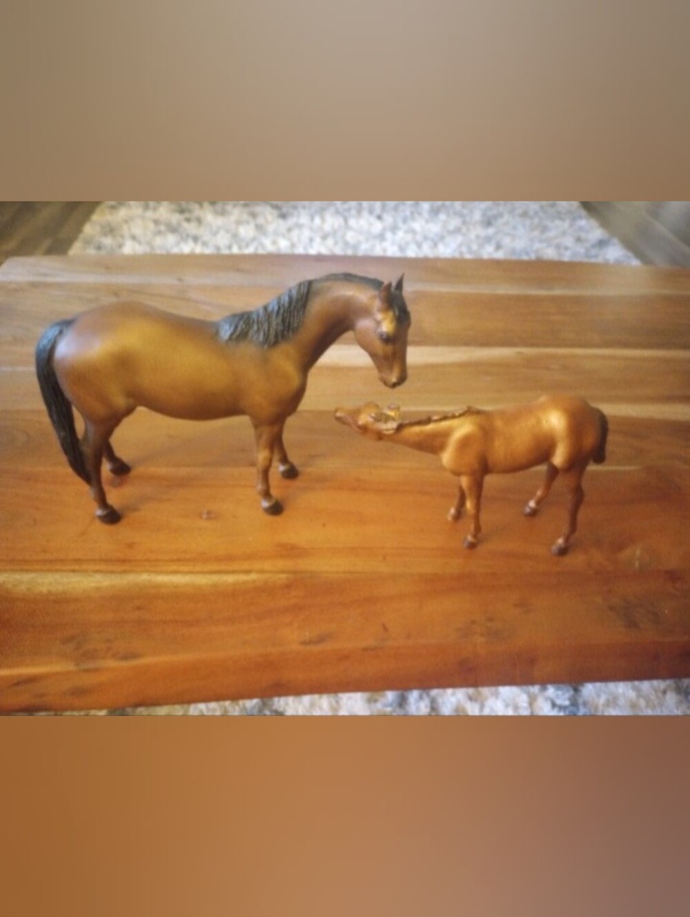 Breyer Vintage CHALKY  Thoroughbred Mare & Suckling Foal